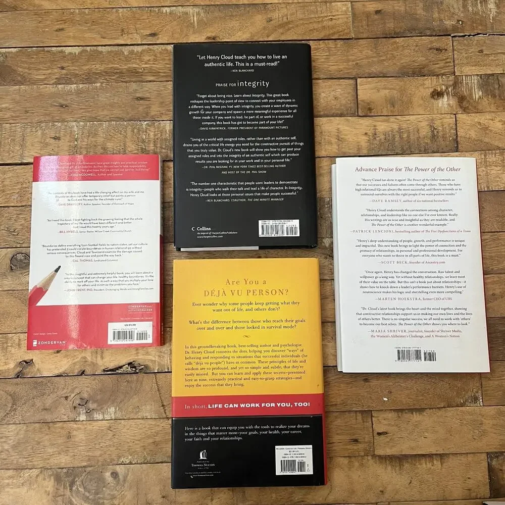 Henry Cloud Book Lot of 4 Personal Growth and Christian Life